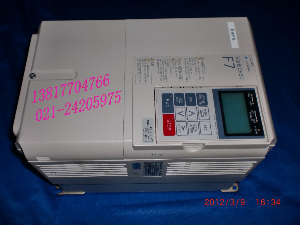 ɽԭbC ׃l CIMR-F7A47P5 380V