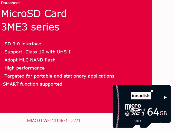 ˶HMicroSD Card 3ME3IW  DESDM-16GS02SE1SK