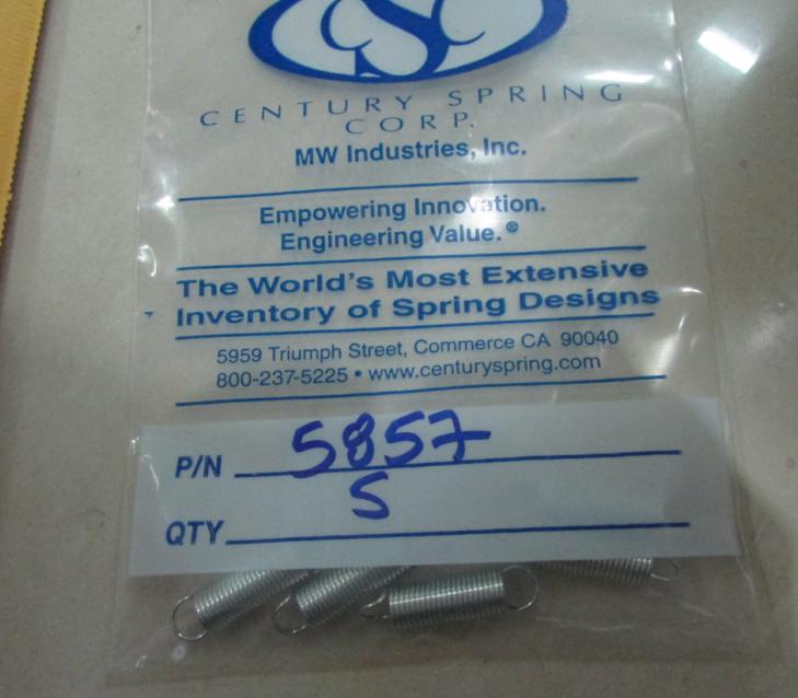 CENTURY SPRINGCSA-702001-4-20