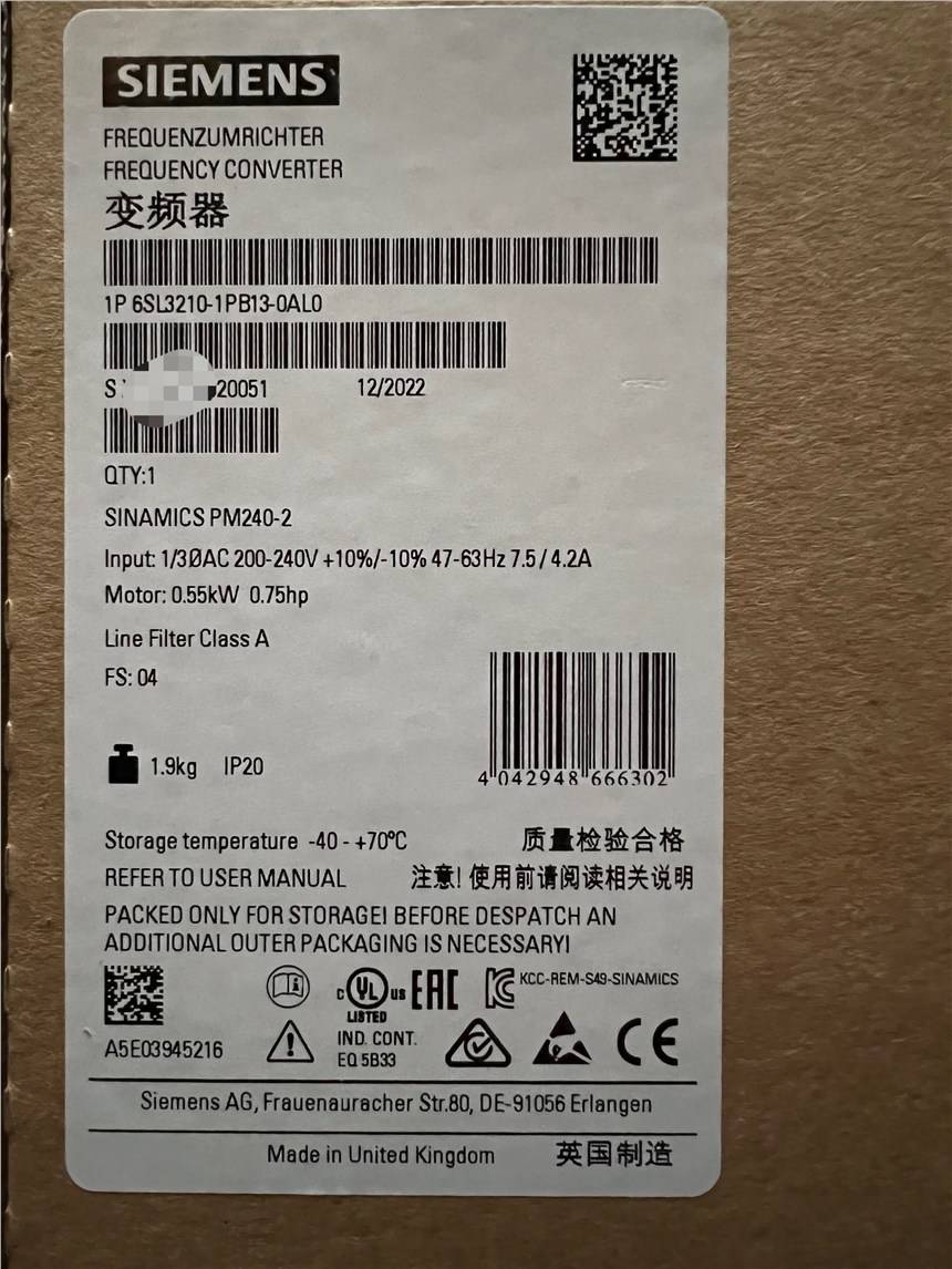 T(mn)׃l ģK ڙ(qun)PM240-2 6SL3210-1PB13-0AL0