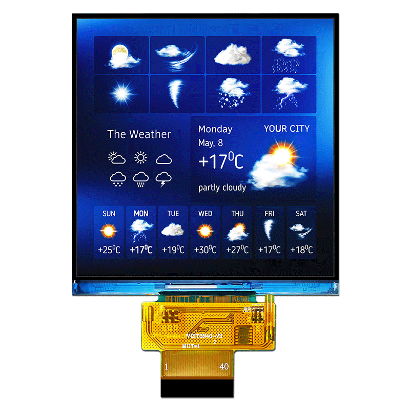 4Ӣ 480x480 c(din)ꇷ TFT Һ@ʾ Ȼй¶(bo)
