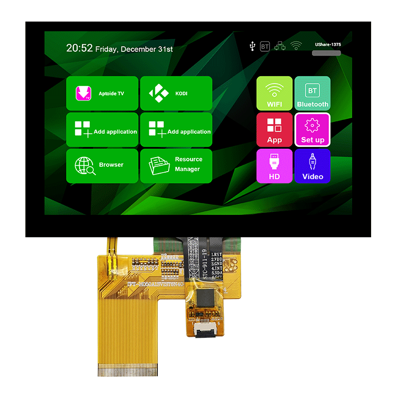 5 | TFT ҺģK 800x480 c(din)SLNӋ(j)@ʾ